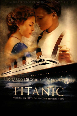 

Aabhaas Wall Poster Leonardo Kate In Titanic Hollywood Movie Paper Print(12 inch X 18 inch, Rolled)