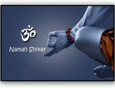 

Aabhaas Wall Poster namah-shivaya-x-d-cor-home-furnishing-badm-rrg Paper Print(12 inch X 18 inch, Rolled)