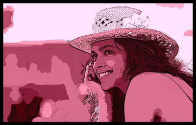 

Aabhaas Wall Poster Bollywood Actress Cute Deepika Padukone Paper Print(12 inch X 18 inch, Rolled)