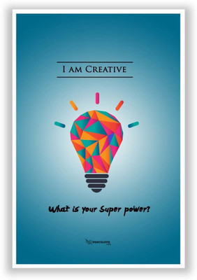 

Aabhaas Wall Poster What is Your Superpower Motivational Quote Paper Print(12 inch X 18 inch, Rolled)