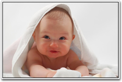 

Akhuratha Wall Poster Cute Baby in Bed Paper Print(12 inch X 18 inch, Rolled)