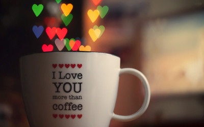 

Aabhaas Wall Poster Love Coffee Paper Print(12 inch X 18 inch, Rolled)