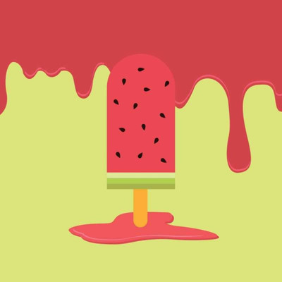 

Aabhaas Wall Poster Water Melon Candy work | Artist: Parag Jalgaonkar Paper Print(12 inch X 18 inch, Rolled)