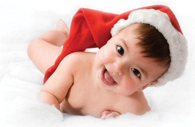 

Aabhaas Wall Poster Santa Baby Paper Print(12 inch X 18 inch, Rolled)