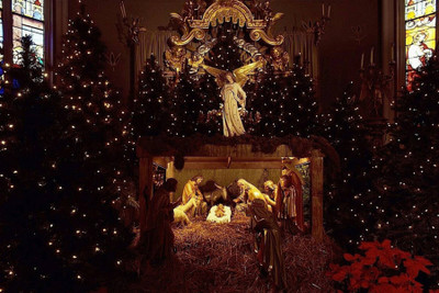 

Aabhaas Wall Poster -of-merry-christmas-god-axeaubpqag Paper Print(12 inch X 18 inch, Rolled)