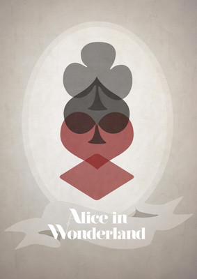 

Aabhaas Wall Poster Alice In Wonderland Paper Print(12 inch X 18 inch, Rolled)