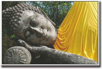 

Wall Poster buddha-statue-sleeping-aps-nthshm Paper Print(12 inch X 18 inch, Rolled)