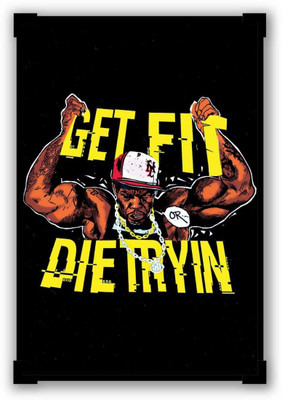 

Wall Poster Get Fit or Die Trying Cent Music Pop Paper Print(12 inch X 18 inch, Rolled)