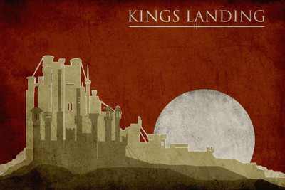

Aabhaas Wall Poster Kings Landing Location Paper Print(12 inch X 18 inch, Rolled)