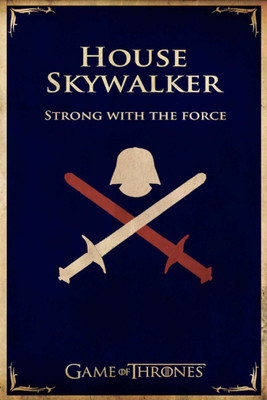

Wall Poster Game of Thrones Inspired House Skywalker Paper Print(12 inch X 18 inch, Rolled)