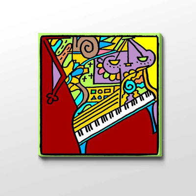 

Aabhaas Wall Poster Piano Color and Paper Print(12 inch X 18 inch, Rolled)