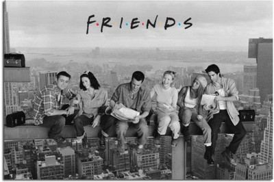 

Aabhaas Wall Poster Friends Wall Poster Paper Print(12 inch X 18 inch, Rolled)