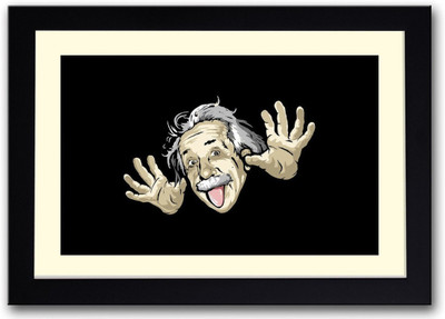 

Wall Poster Albert Einstein funny Paper Print(12 inch X 18 inch, Rolled)