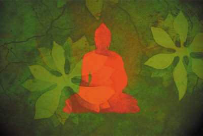 

Akhuratha Wall Poster buddha-green-n-oran-bk- Paper Print(12 inch X 18 inch, Rolled)