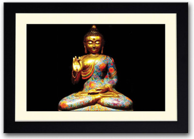 

Akhuratha Wall Poster buddha-blue-statue-afp-aphjzeygday Paper Print(12 inch X 18 inch, Rolled)