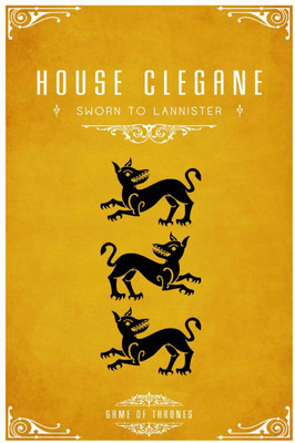 

Wall Poster Game of Thrones House Clegane Paper Print(12 inch X 18 inch, Rolled)