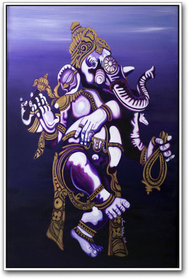 

Aabhaas Wall Poster lord-ganesha-ps- Paper Print(12 inch X 18 inch, Rolled)