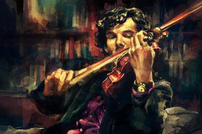 

Aabhaas Sherlock Homes Fine Quality Wall Poster Paper Print(12 inch X 18 inch, Rolled)