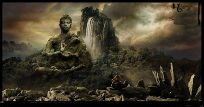

Akhuratha Wall Poster gautam-buddha-paper-print-size-buddha- Paper Print(12 inch X 18 inch, Rolled)