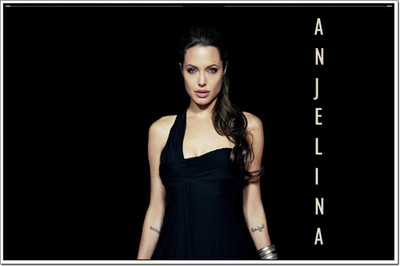 

Aabhaas Wall Poster Anjelina Jolie Paper Print(12 inch X 18 inch, Rolled)