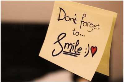 

Aabhaas Wall Poster - Don't Forget to Smile Paper Print(12 inch X 18 inch, Rolled)