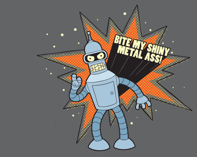 

TV Show Futurama Bender HD Wall Poster Paper Print(12 inch X 18 inch, Rolled)