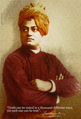 

Aabhaas Wall Poster Swami Vivekananda Paper Print(12 inch X 18 inch, Rolled)