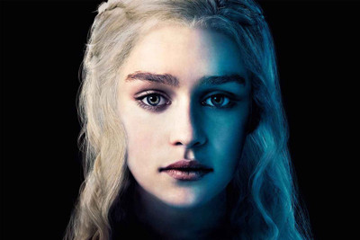

Wall Poster Khaleesi Blue Black Paper Print(12 inch X 18 inch, Rolled)