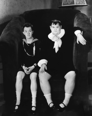 

Aabhaas Wall Poster Laurel & Hardy Paper Print(12 inch X 18 inch, Rolled)
