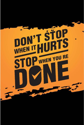 

Akhuratha Designs Wall Poster Gym Inspirational Paper Print(12 inch X 18 inch, Rolled)