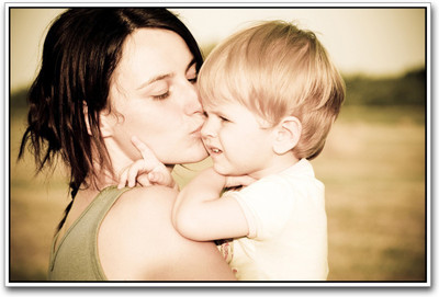 

Wall Poster Cute Baby with Mother Paper Print(12 inch X 18 inch, Rolled)