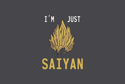 

Wall Poster I'm Just Saiyan Paper Print(12 inch X 18 inch, Rolled)