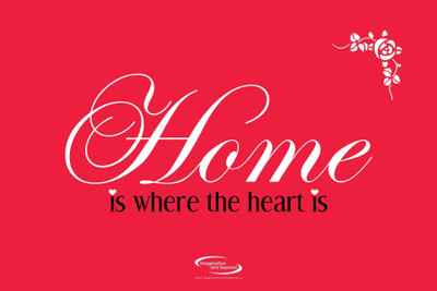 

Aabhaas Wall Poster home-is-where-the-heart-is-home-hafvxdnxqzh Paper Print(12 inch X 18 inch, Rolled)