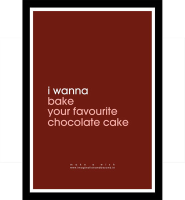 

Aabhaas Wall Poster make-a-wish-cake-mawframe-jppyzzfry Paper Print(12 inch X 18 inch, Rolled)