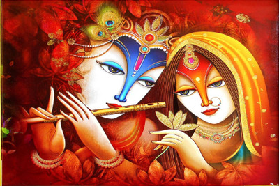 

Aabhaas Wall Poster -lord-krishna-radhe-krishna- Paper Print(12 inch X 18 inch, Rolled)