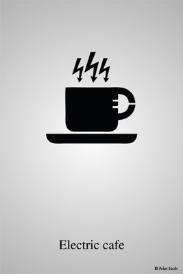 

Akhuratha Wall Poster - Electric Cafe Paper Print(12 inch X 18 inch, Rolled)