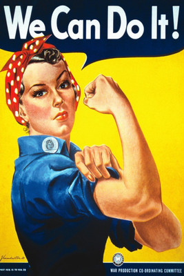 

Aabhaas Wall Poster We Can Do It' Motivational Quote Paper Print(12 inch X 18 inch, Rolled)