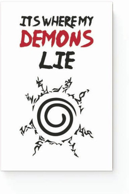 

Aabhaas Wall Poster It'S Where My Demons Lie | Imagine Dragons Paper Print(12 inch X 18 inch, Rolled)