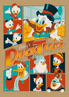 

Akhuratha Wall Poster Uncle Scrooge & Family Paper Print(12 inch X 18 inch, Rolled)