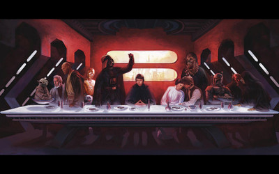 

Aabhaas Wall Poster /-Star-Wars-Anakin-Skywalker-Darth-Vader-Boba-Fett-Chewbacca-Han-Solo-Yoda-Darth-Maul Paper Print(12 inch X 18 inch, Rolled)