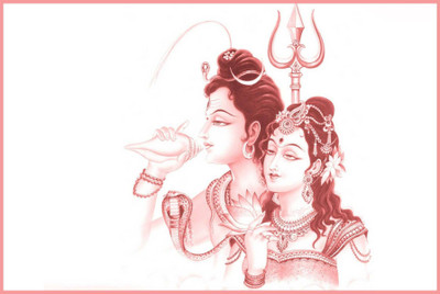 

Aabhaas Wall Poster -lord-shiva-lord-shiva-with-parvati- Paper Print(12 inch X 18 inch, Rolled)