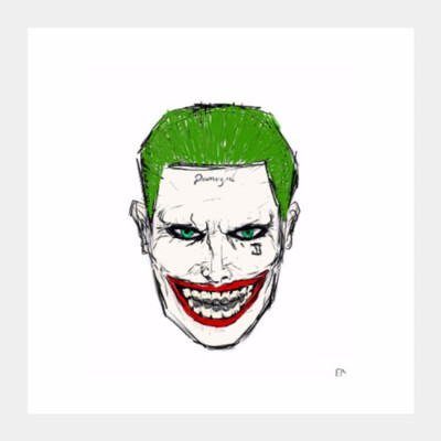 

Wall Poster The Clown Prince of Crime Square | Ehraz Anis Paper Print(12 inch X 18 inch, Rolled)