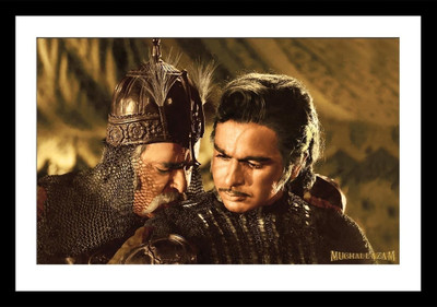 

Wall Poster Mughal-E-Azam - Prithviraj Kapoor and Dilip Kumar Paper Print(12 inch X 18 inch, Rolled)