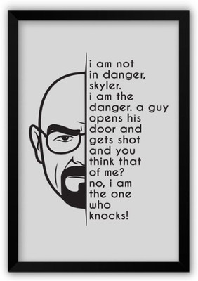 

Aabhaas Wall Poster I am not in Danger | I am the Danger Paper Print(12 inch X 18 inch, Rolled)
