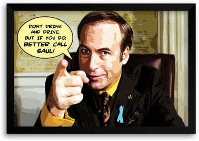 

Aabhaas Wall Poster Better Caul Saul | Breaking Bad Inspired TV Series A Paper Print(12 inch X 18 inch, Rolled)