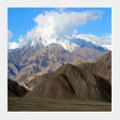 

Wall Poster Mountains landscape Square Prints | Artist : Seema Hooda Paper Print(12 inch X 18 inch, Rolled)
