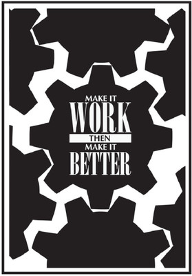 

Wall Poster Make it Work . Paper Print(12 inch X 18 inch, Rolled)
