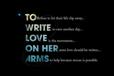 

Aabhaas Wall Poster - To Write Love On Her Arm Paper Print(12 inch X 18 inch, Rolled)