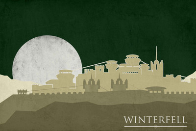 

Aabhaas Wall Poster Winterfell Location Paper Print(12 inch X 18 inch, Rolled)