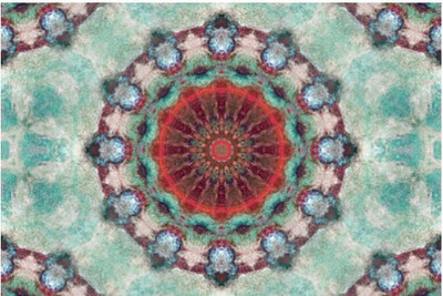 

Aabhaas Wall Poster red kaleidoscope Wall Poster | Artist: harshad parab Paper Print(12 inch X 18 inch, Rolled)